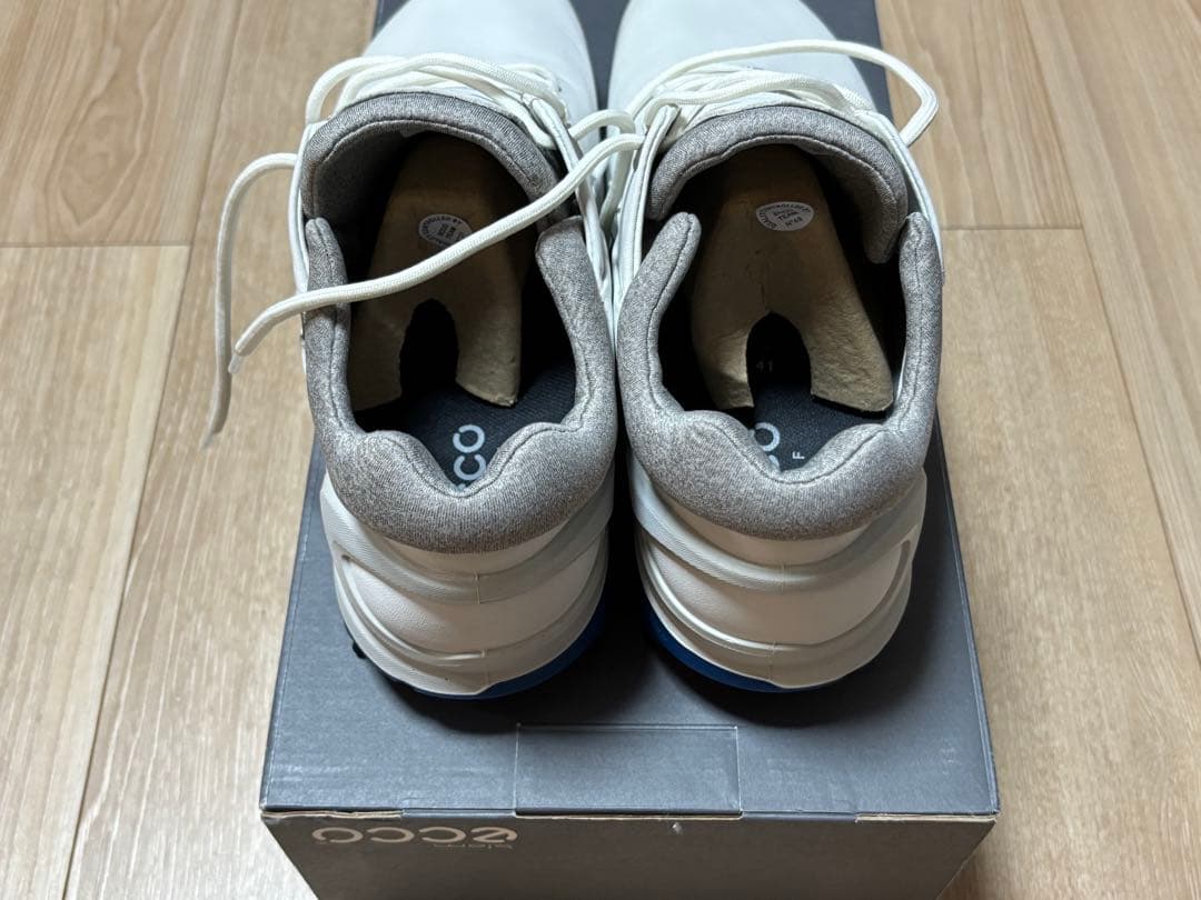 【prin】【未使用】ECCO ゴルフシューズ　ホワイト 26.5センチ