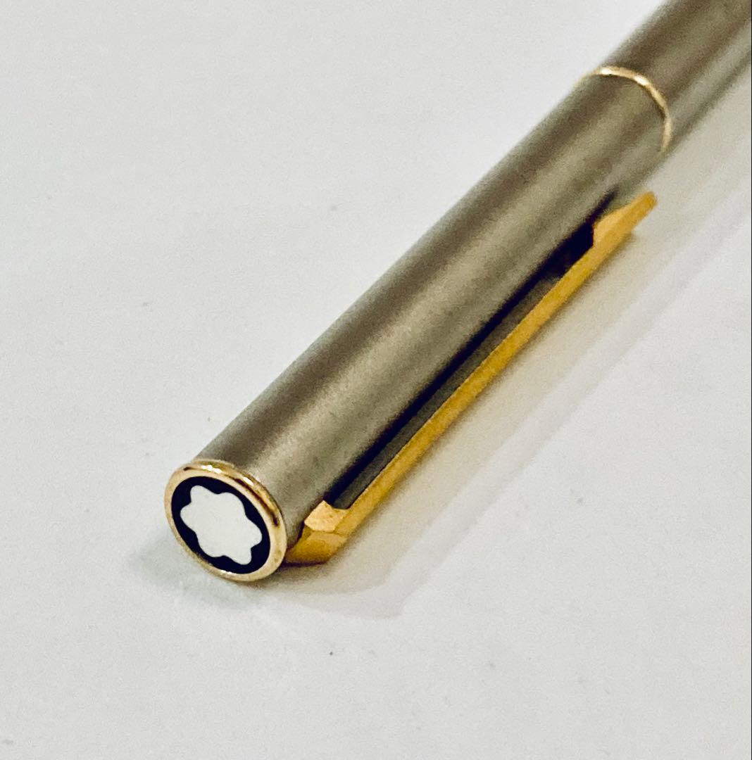 レア◆モンブラン高級ボールペン チタノ MONTBLANC チタン仕上1980s