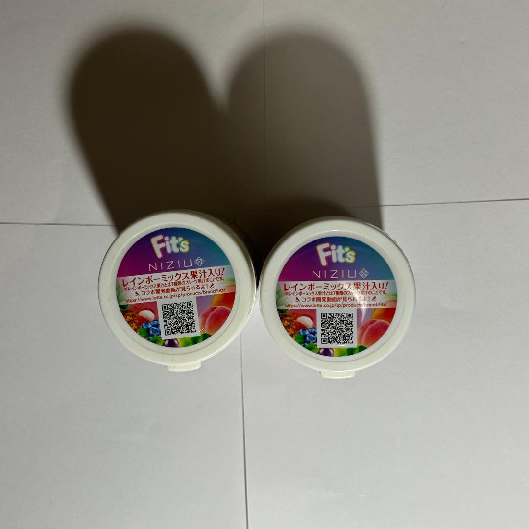 NiziU Fits ガム 空箱 2個セット