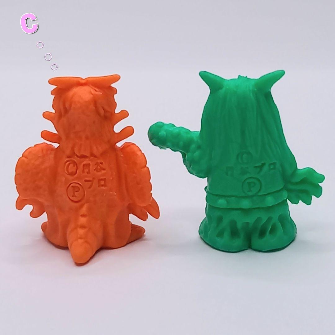 【 ムルロア オニバンバ 】2体 ウルトラ 怪獣 消しゴム 特撮 当時もの