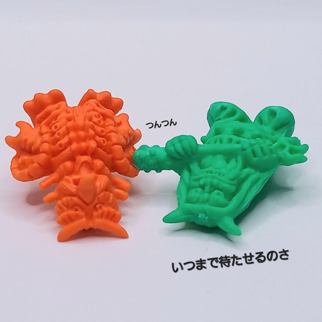 【 ムルロア オニバンバ 】2体 ウルトラ 怪獣 消しゴム 特撮 当時もの