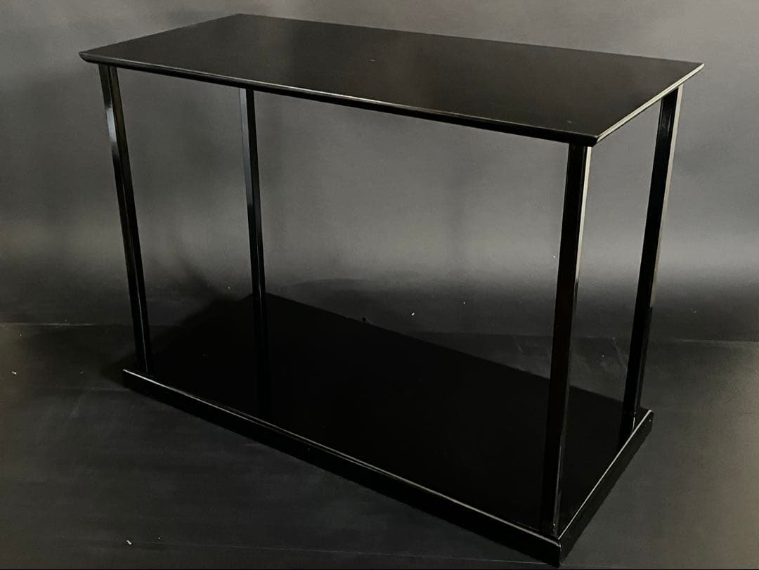 「母」 真台子 大棚 真塗 台子 組立式 紙箱 茶道具 （Fう）