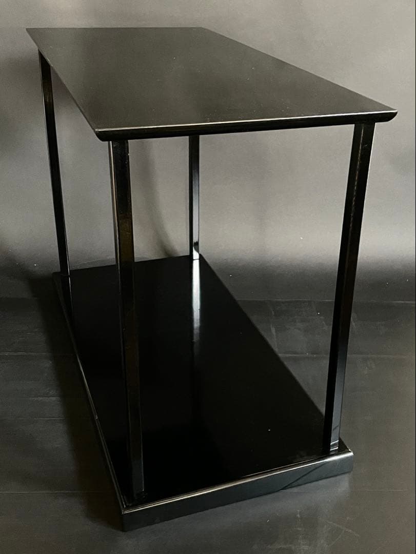 「母」 真台子 大棚 真塗 台子 組立式 紙箱 茶道具 （Fう）