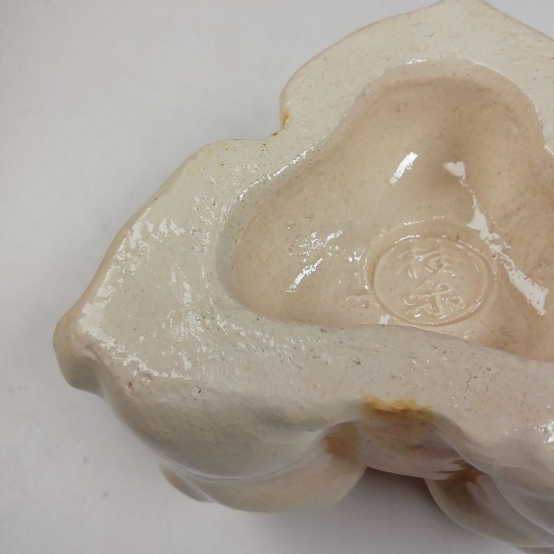 Ｔ７４９　蓋置　『三ツ兎　蓋置』『伊東桂楽 造』　共箱　茶道具