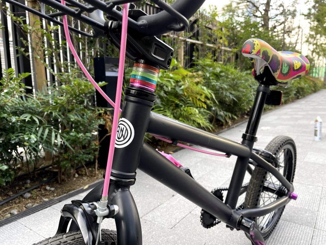 t*0様 子供用 パンクしない自転車 16インチ マットブラック