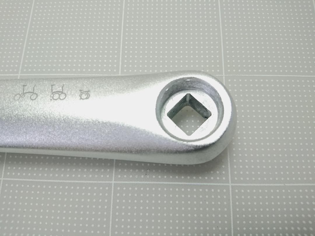 【美品】Brompton 純正 左右 クランクセット シルバー ブロンプトン