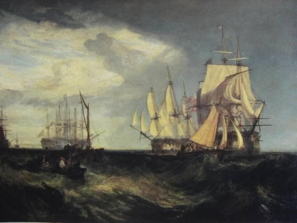 ジョゼフ・マロード・ウィリアム・ターナー スピットヘッド―錨を回収する乗組員