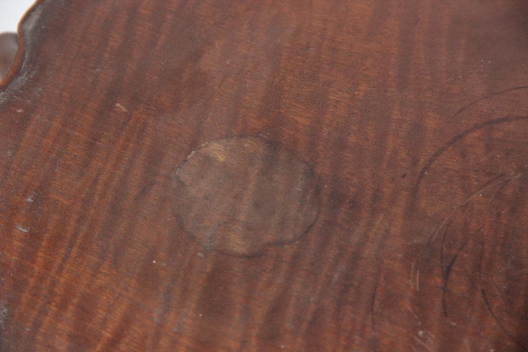 香炉台 飾台 葡萄杢 変木 盆栽　銘あり　木彫 昂石 茶道具 EM3-21