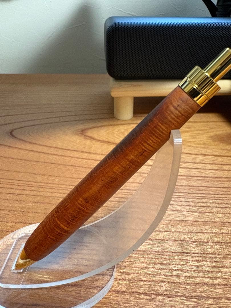 524極上　サイアミーズローズウッド　シアメース　木軸シャーペン　ボールペン