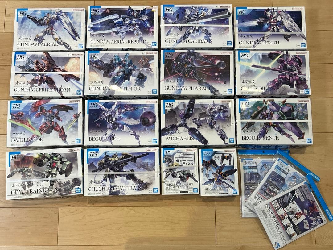水星の魔女　ガンプラ　未組立品　まとめ売り