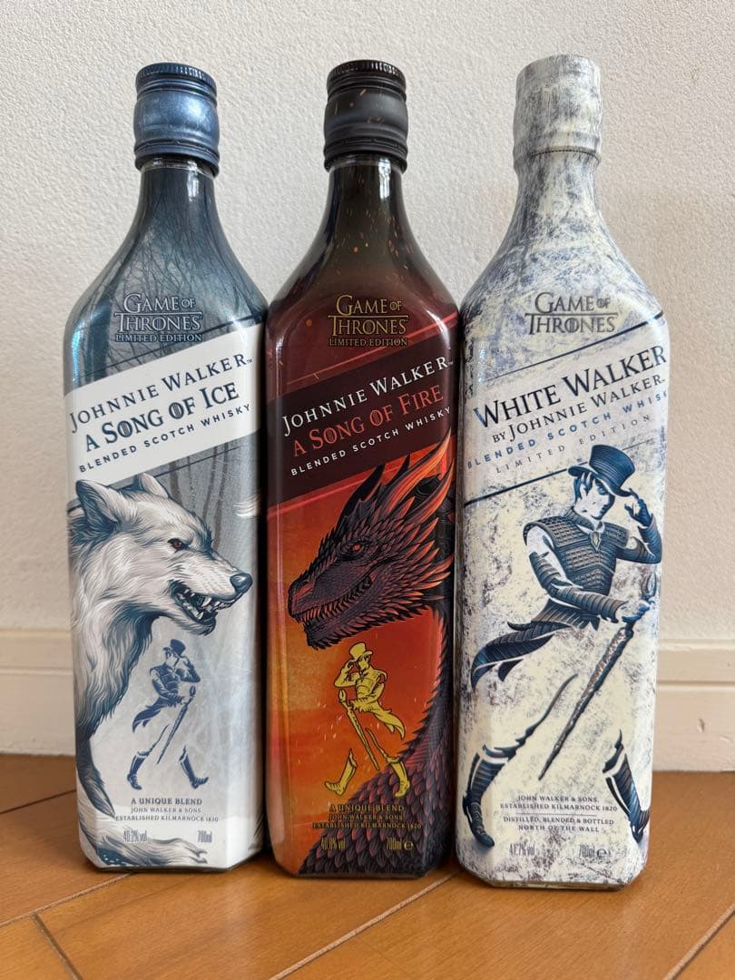 ジョニーウォーカー Game of Thrones 3本セット