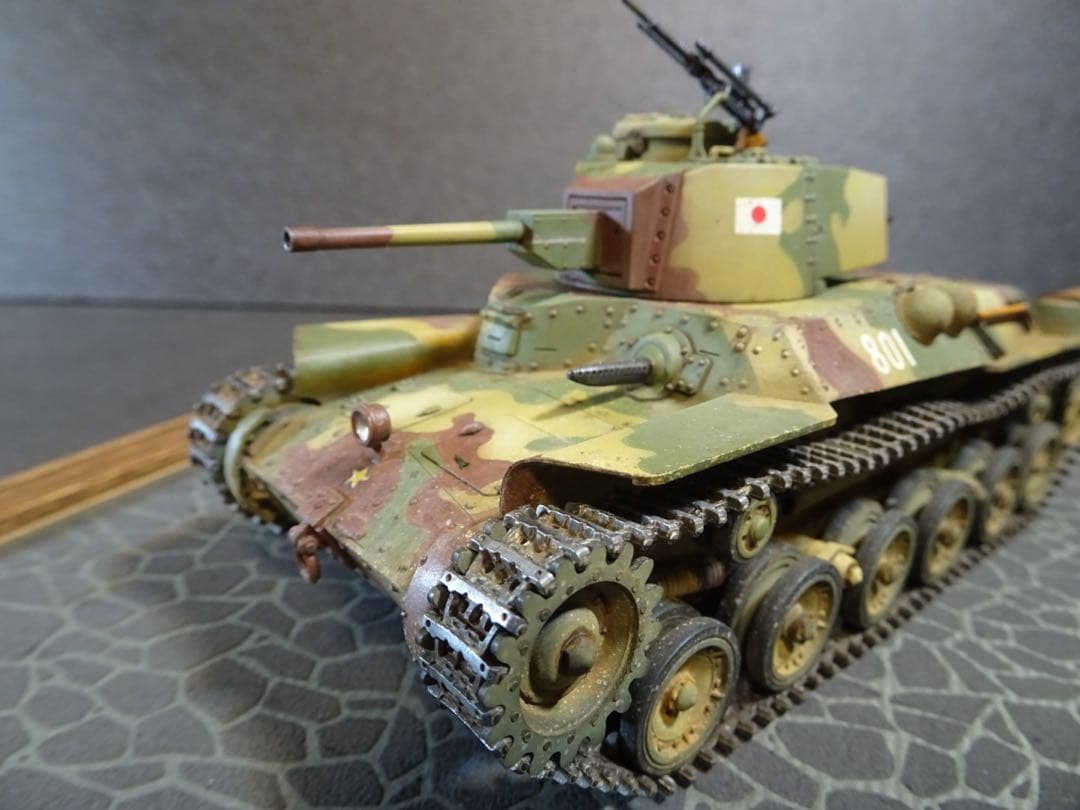 タミヤ1/35 日本陸軍97式中戦車改　戦車プラモデル　完成品