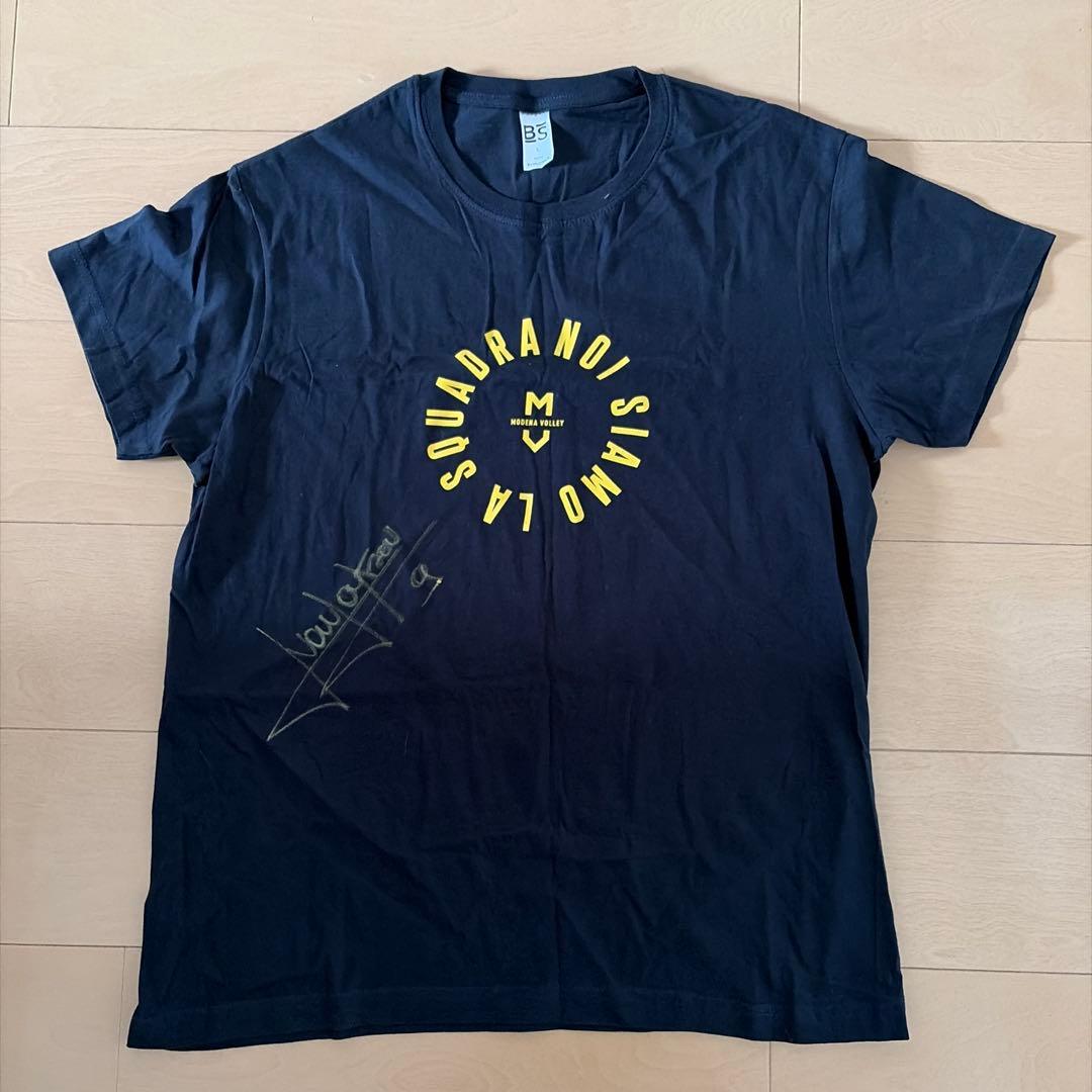 バレーボールイタリア代表 イバン・ザイツェフ選手 直筆サイン入りTシャツ