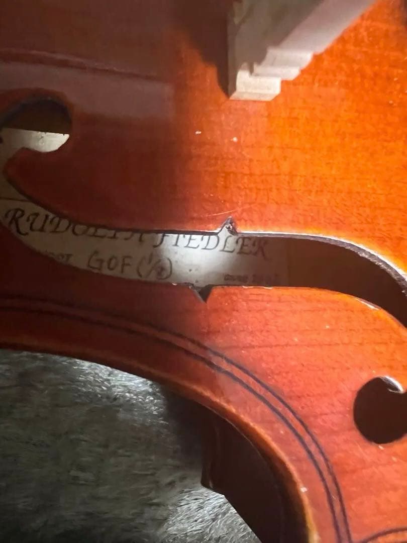 Rudolph Fiedler バイオリン　GOF 1/8 2002 美品