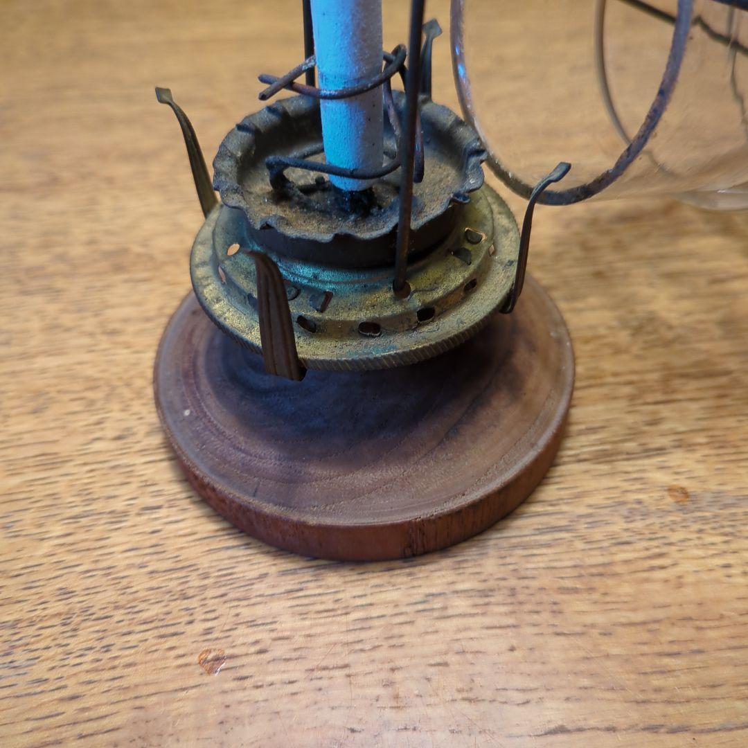 キャンドルランタン　アンティークガラスランプ キャンドルホルダー