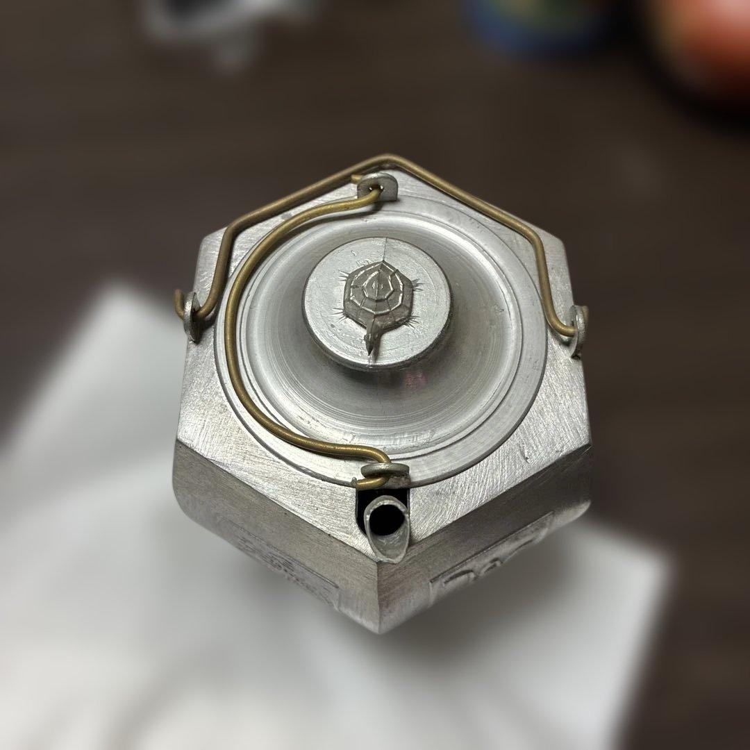 八角形茶釜 龍彫刻 金属製