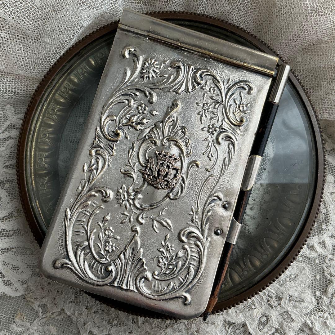 【A】フランスアンティーク　カルネドバル　アールヌーヴォー　舞踏会の手帳