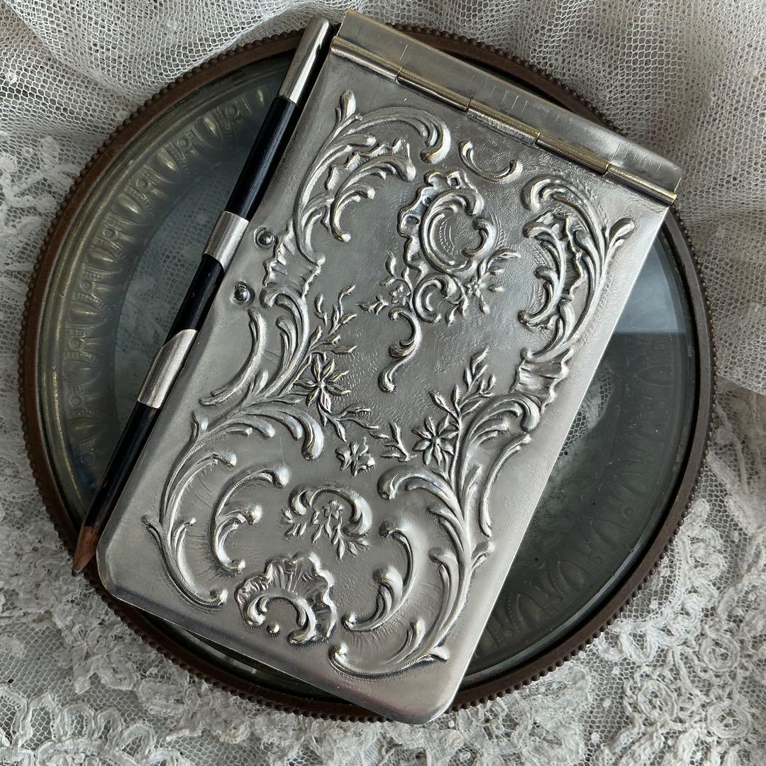 【A】フランスアンティーク　カルネドバル　アールヌーヴォー　舞踏会の手帳