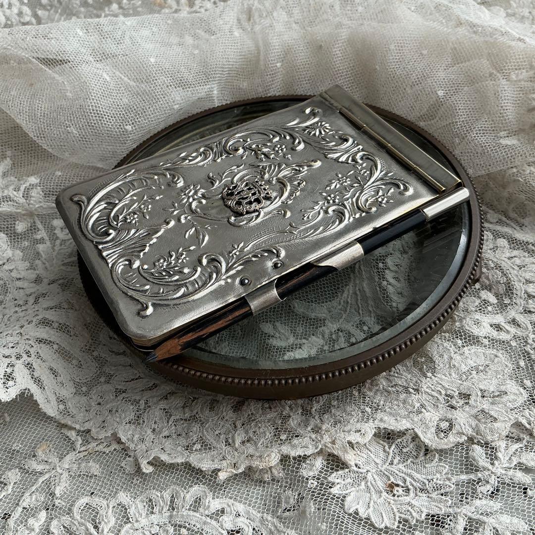 【A】フランスアンティーク　カルネドバル　アールヌーヴォー　舞踏会の手帳