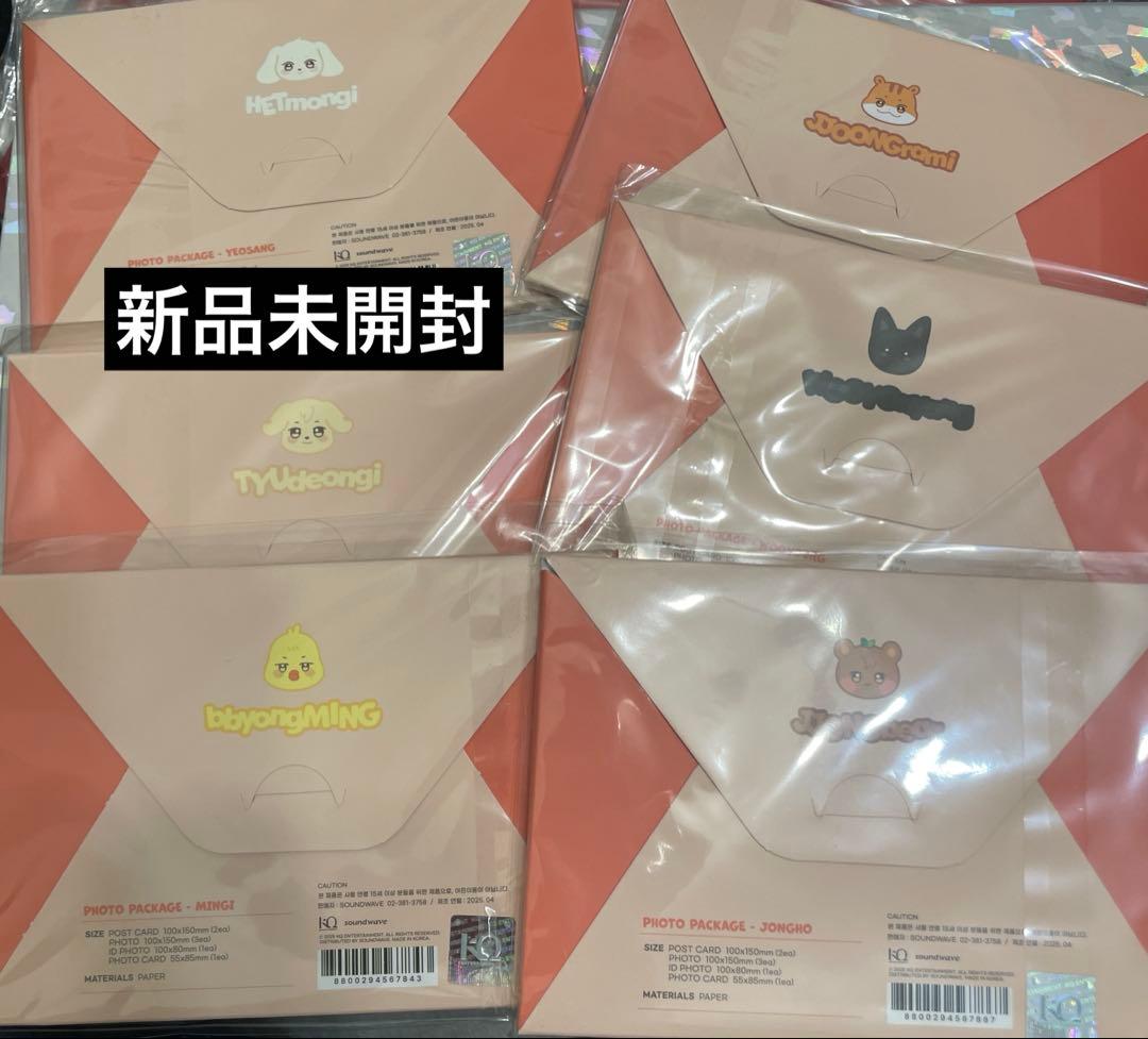 ateez aniteez フォトパッケージ ホンジュン ユノ ミンギ ウヨン