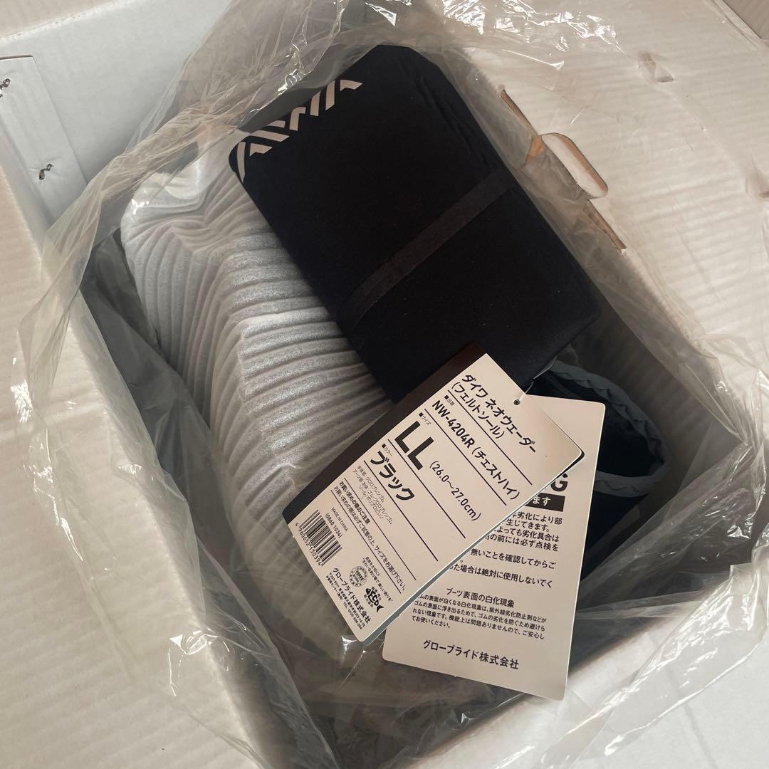 [新品未使用]ダイワ ネオウェーダー　NW-4204R LL ブラック