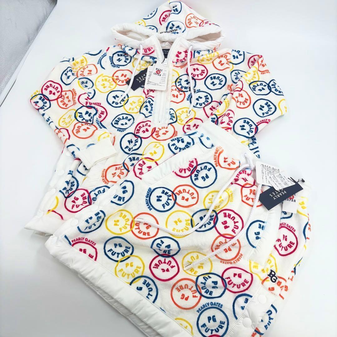 新品 パーリーゲイツ PG ボア セットアップ 0 タグ付き　ゴルフ　675