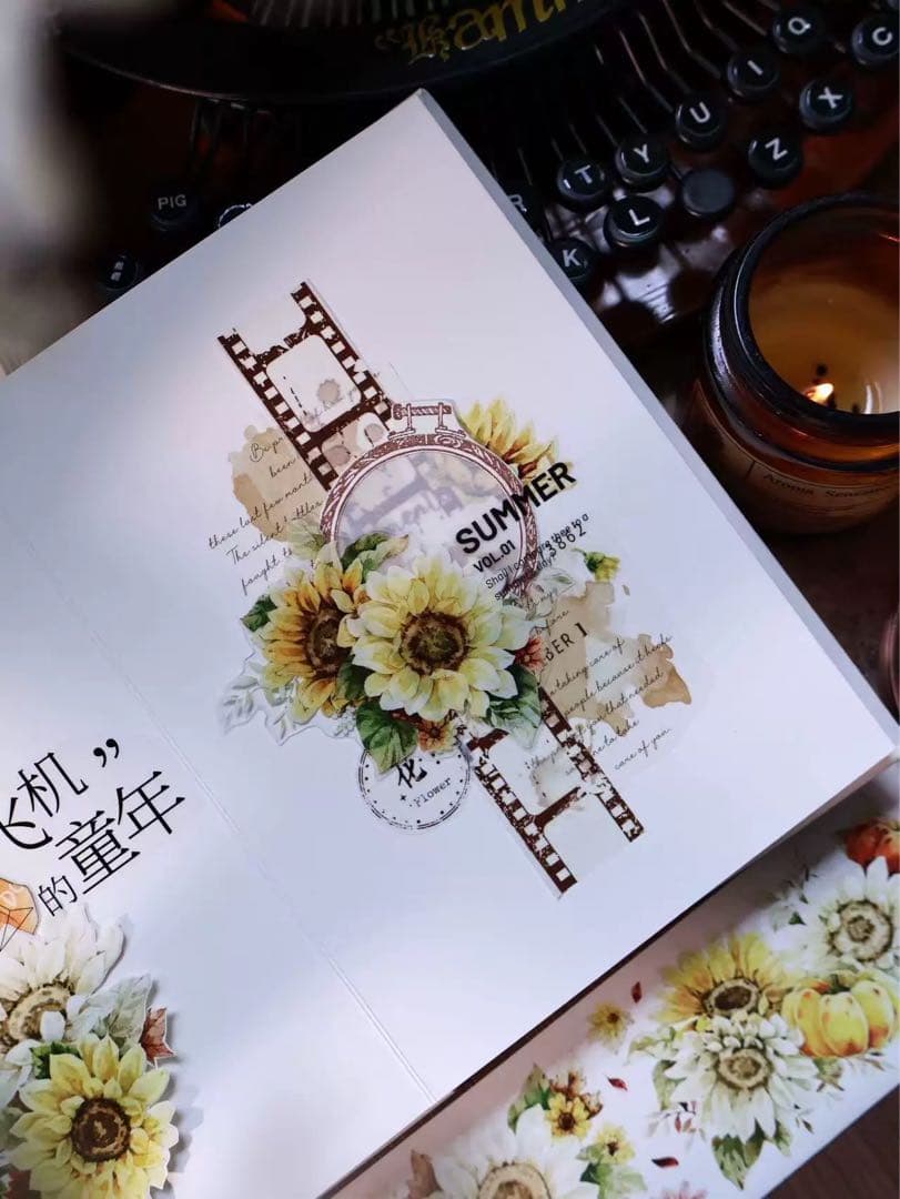 ⭐️SALE⭐️ 壹洱原创《金色麦田》海外マスキングテープ　マステ 【2565】