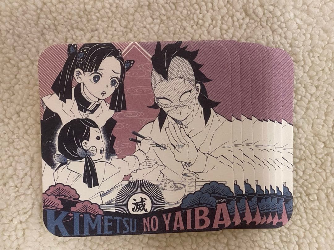 不死川玄弥 原作 コースター 68枚セット