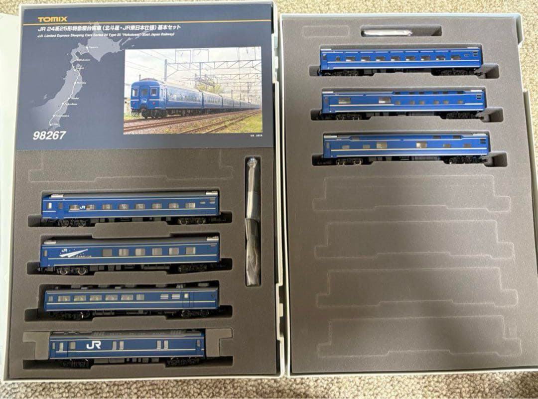 TOMIX 98267・98268 　北斗星・JR24系　東日本編成　基本＋増結