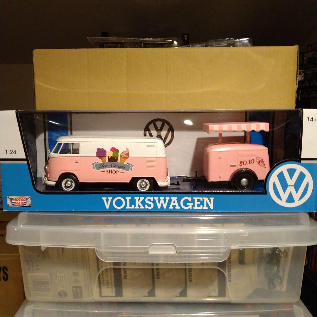 モーターマックス VW タイプ2(T1) デリバリーバン ＆ トレーラー