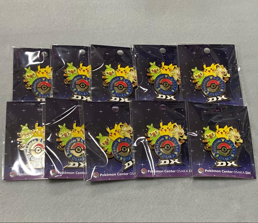 ポケモンセンター　オーサカDX　ロゴピンズ