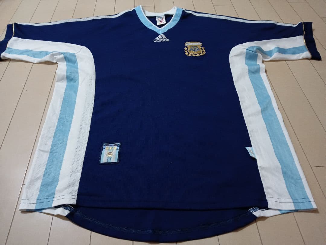 希少美品 1998 アルゼンチン 代表 サッカー ユニフォーム Lサイズ