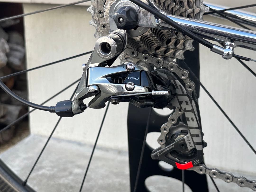 クロモリ　スチールロードバイク 700c 7.6キロ