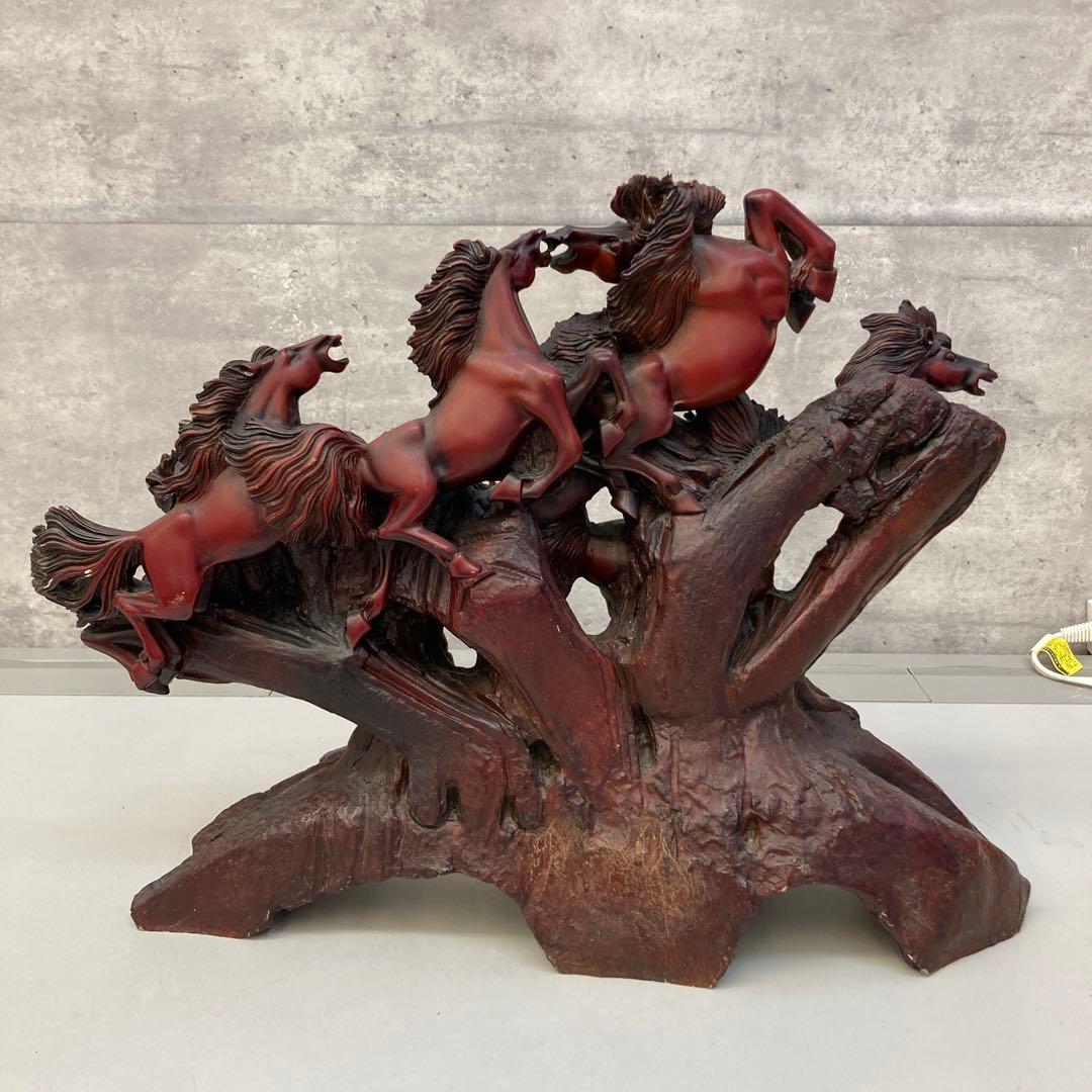 九頭馬 馬 豪華 躍動感 躍動的 置物 インテリア 装飾品 開運 縁起物 置物