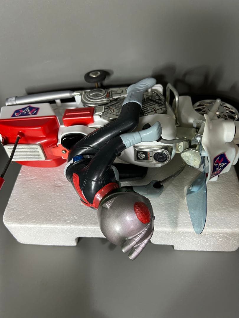 ｅｃo★　仮面ライダー　サイクロン号ヨネザワ製　箱付き石森プロ毎日放送東映