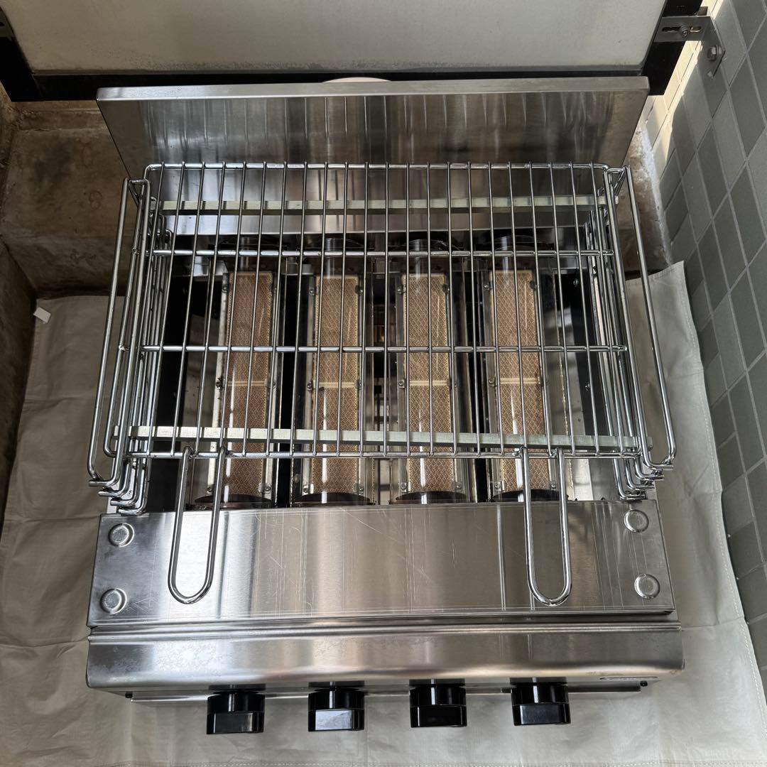 tanico タニコー　業務用　ガス赤外線グリラー　下火式　TMS-TIG-4