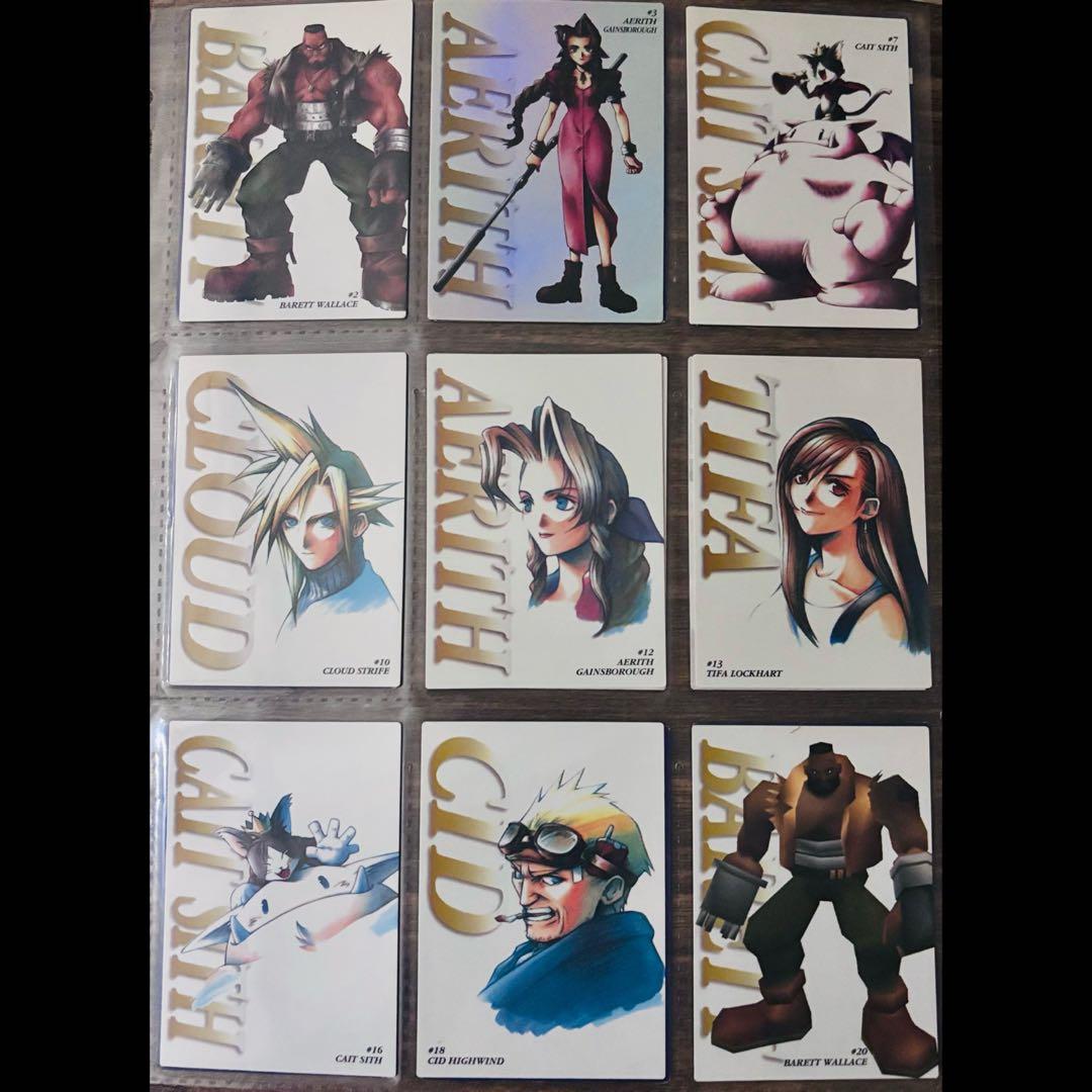 ファイナルファンタジー7 カードダスマスターズ まとめ売り 年代物 初版