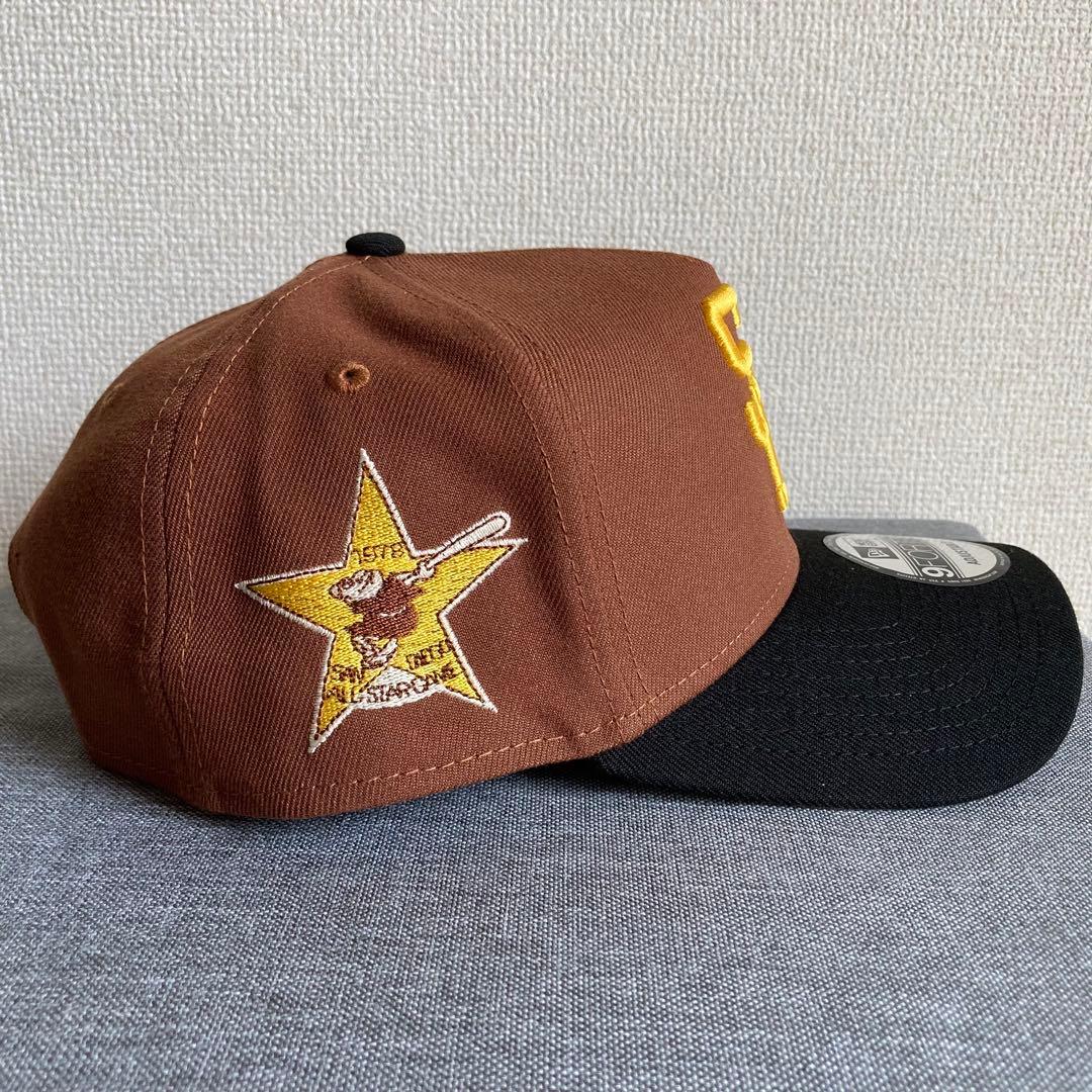 【海外限定】ニューエラ サンディエゴパドレス 9FORTY Aフレーム ブラウン