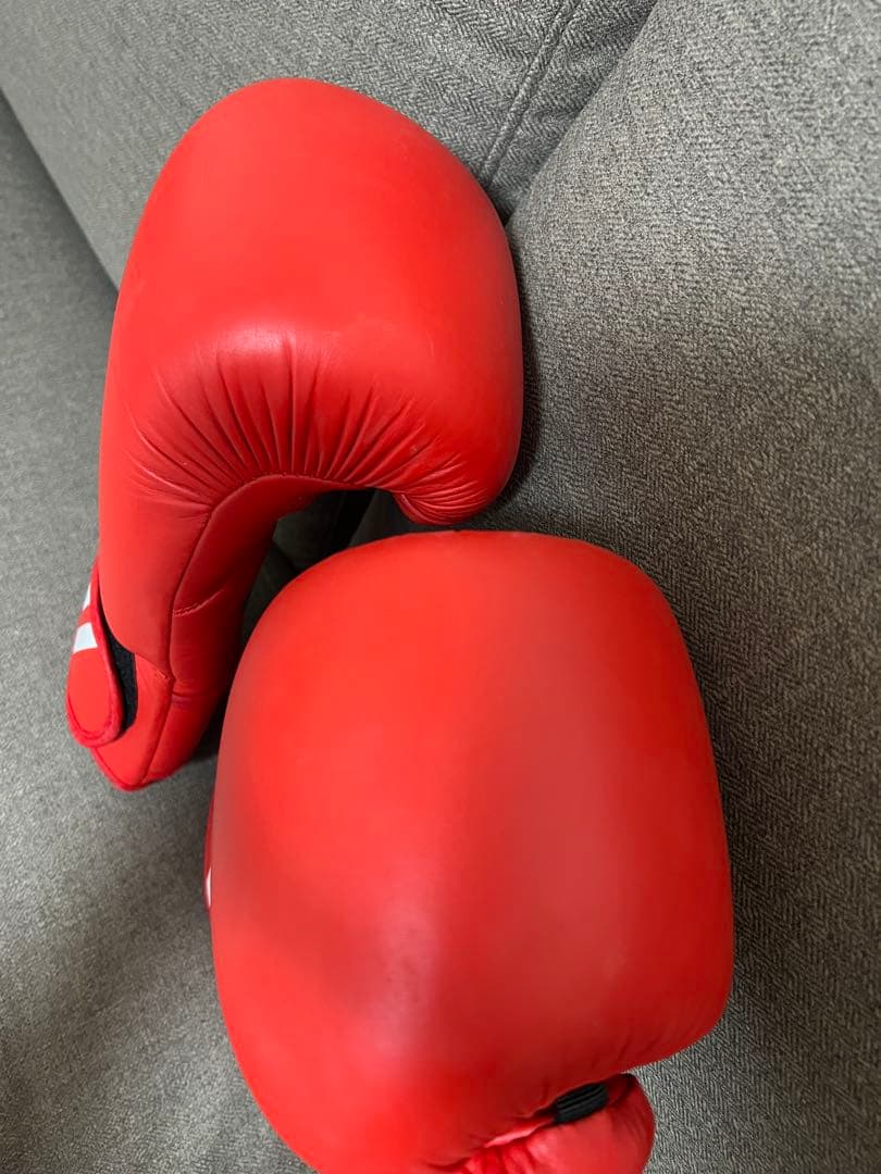 adidas ボクシンググローブ 公認　10oz 赤