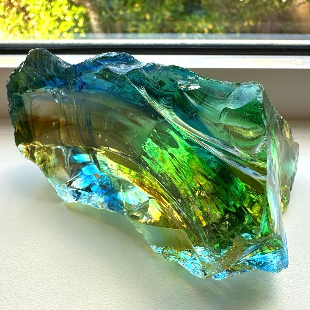 アンダラクリスタル　シエラネバダ　308.9g マルチカラー　エメラルド　ブル