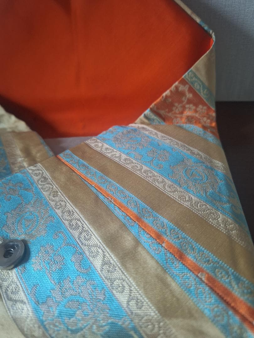 【希少・廃盤柄】龍村美術織物 正絹 数寄屋袋 懐紙・扇子・帛紗・懐紙入　御茶会