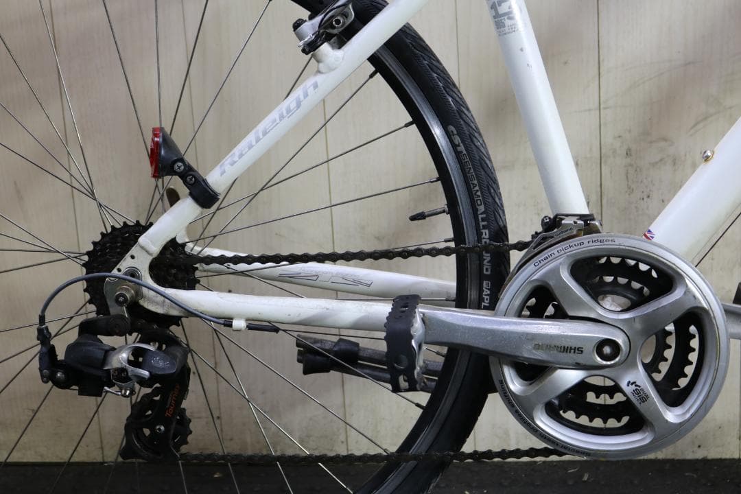 RALEIGH ラレー RF-L 700C アルミ 24速 420mm クロス白