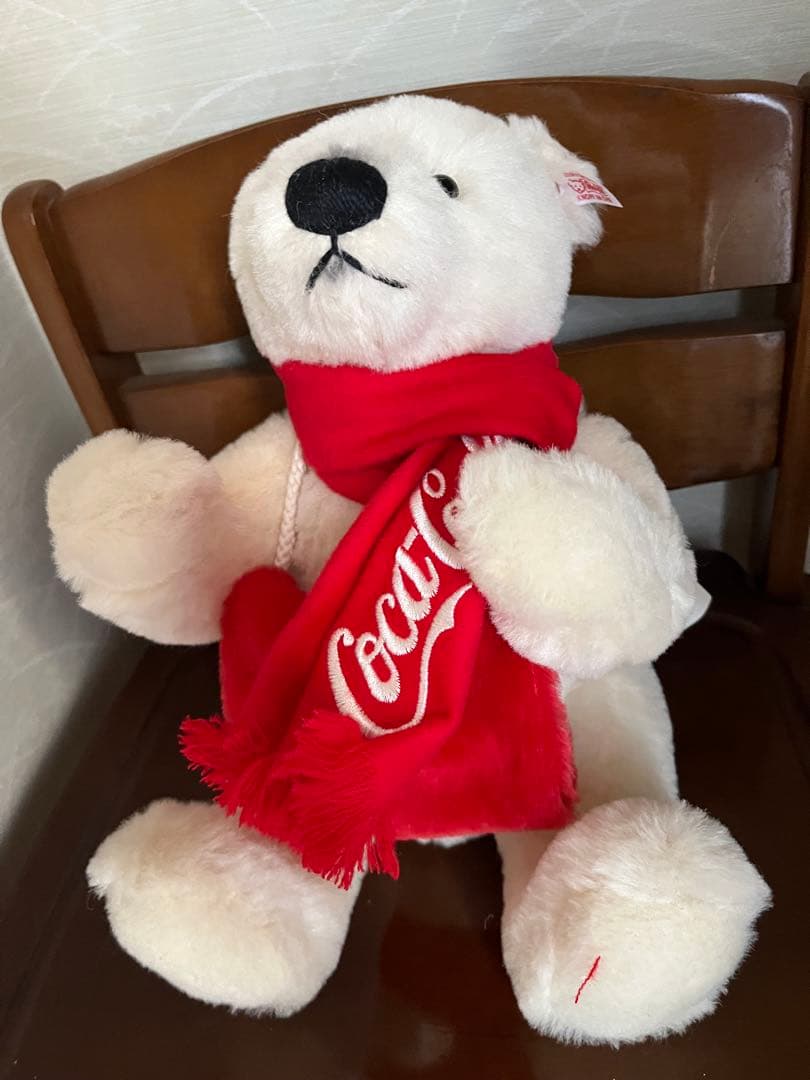 グ*ャ様 シュタイフ Coca-Cola ぬいぐるみ クマ 白