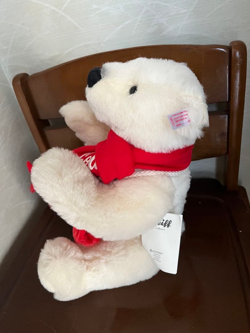 グ*ャ様 シュタイフ Coca-Cola ぬいぐるみ クマ 白