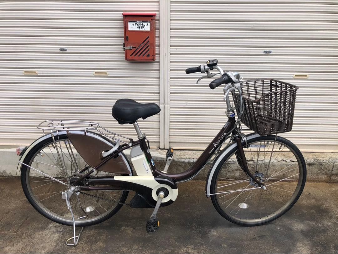 ブリヂストン新機種電動アシスト自転車アシスタ26インチブラウンアルミボディー