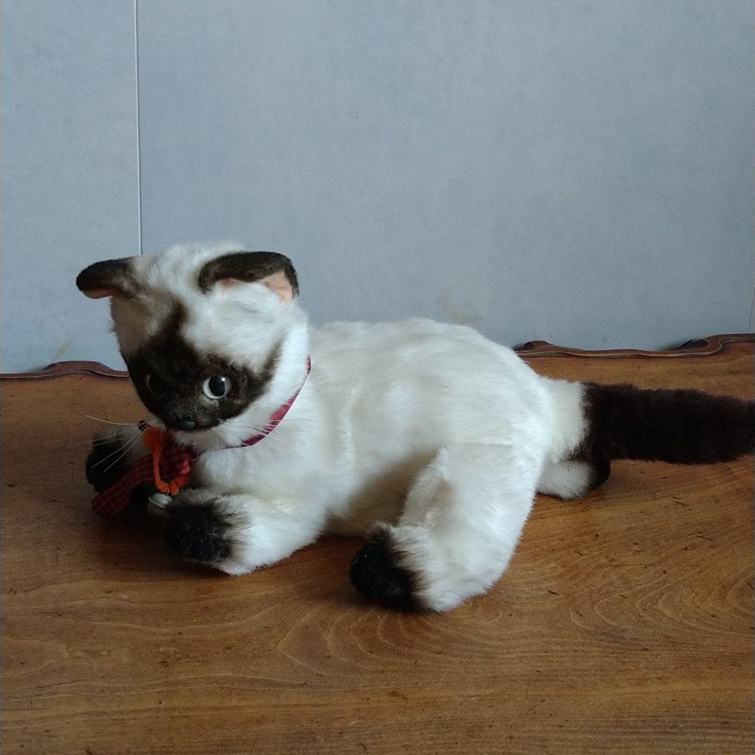 TAKARA タカラ 撫でると鳴く 猫 ネコ ぬいぐるみ 1991年