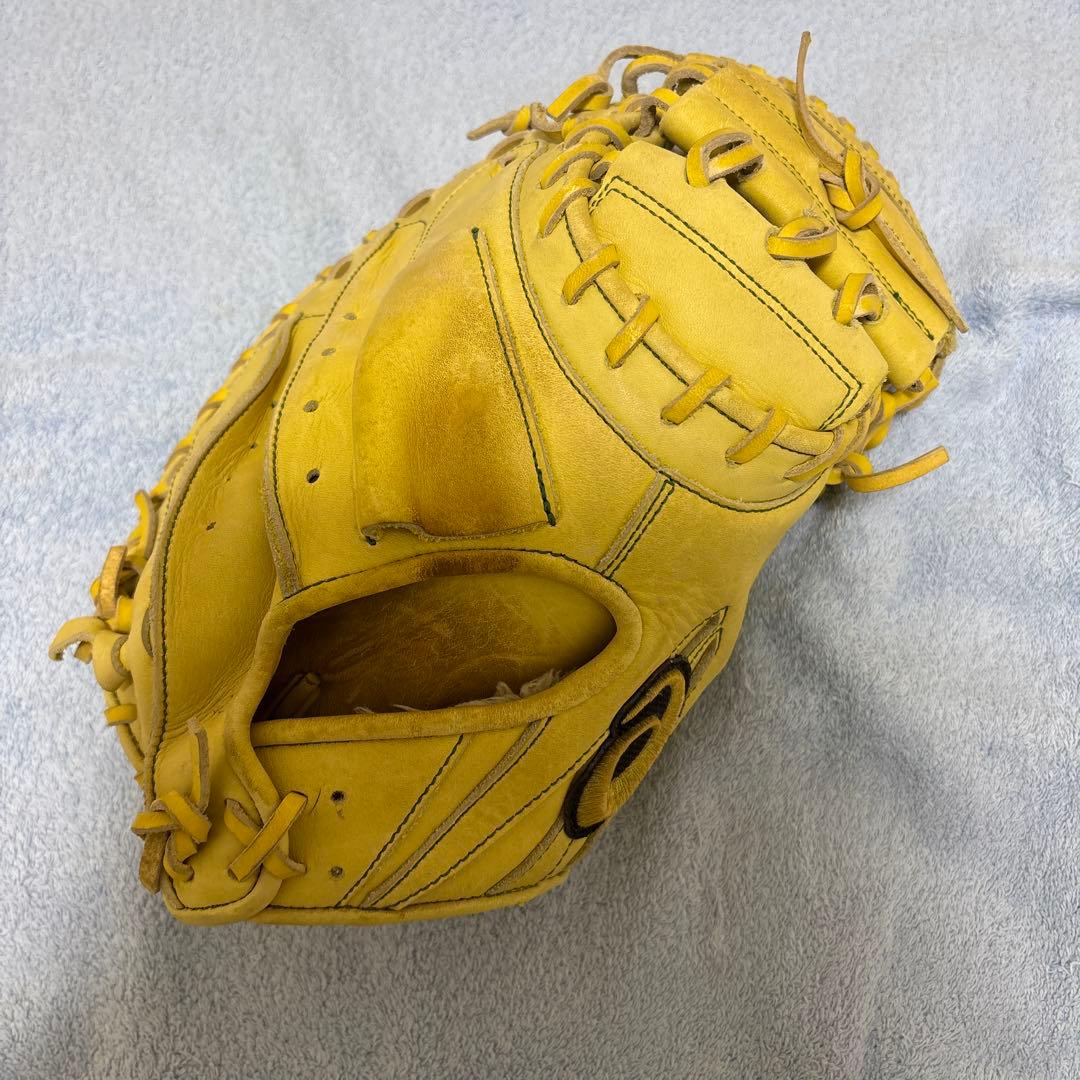 ゴールドステージ 軟式用グローブ イエロー