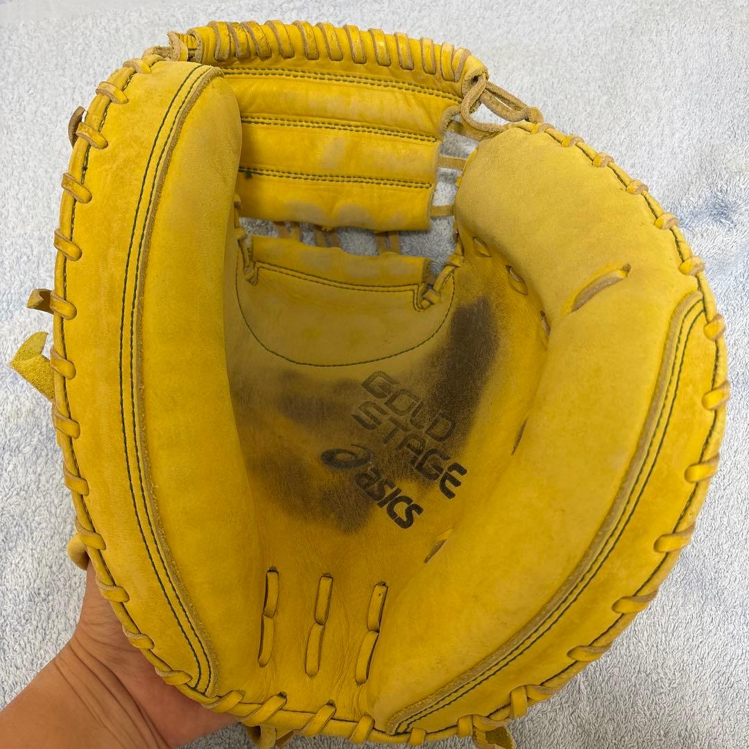 ゴールドステージ 軟式用グローブ イエロー