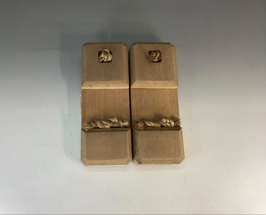 【中古品】露地下駄　駒下駄　3足セット①（紙箱）USED〈税込•送料込〉