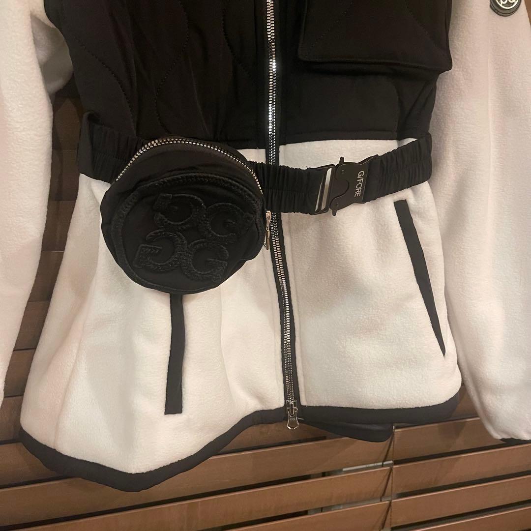 G/FORE ジーフォア ゴルフ レディース ボアジャケット ベルトポーチつきM